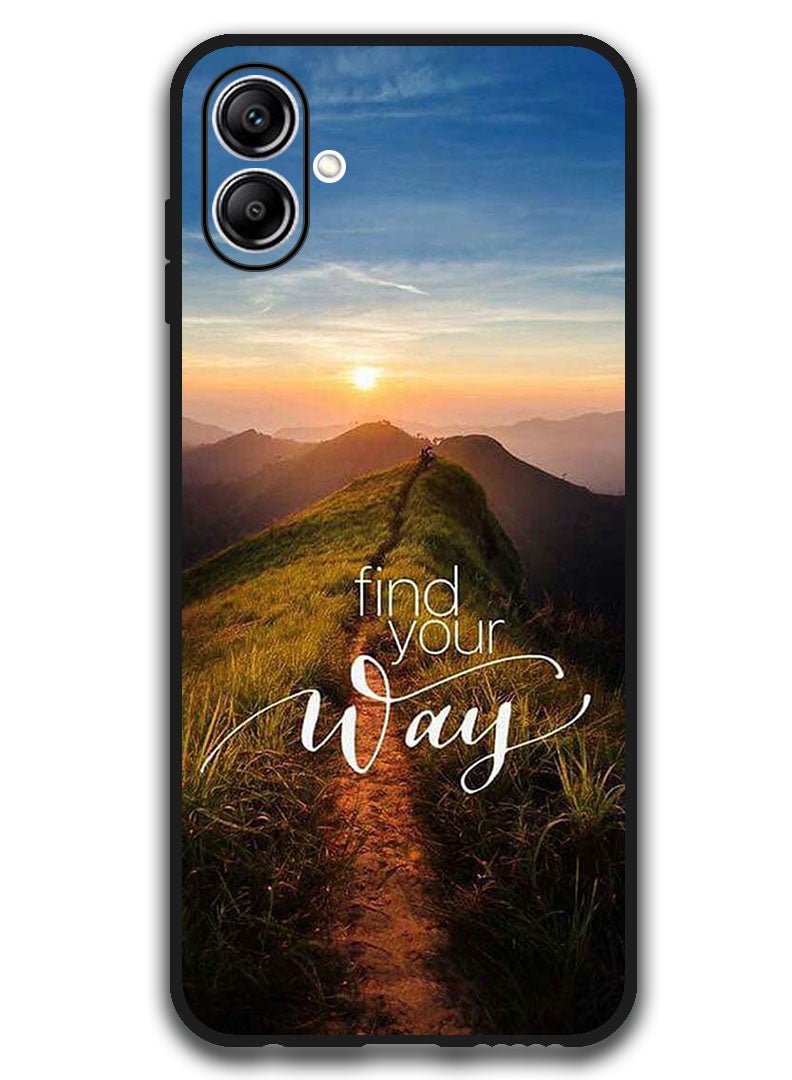 Theodor Case Compatible with Samsung Galaxy A07 6.7 Inch Protection Shockproof Bumper Cover Find Your Way - Image 1